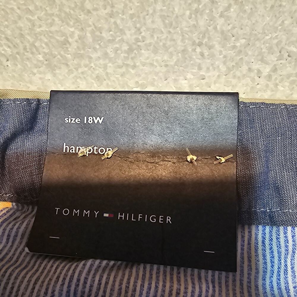 Tommy Hilfiger Hampton Heritage Chino Pants Khaki Stretch Womens 18W NWT - Picture 10 of 12